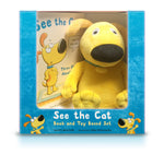 Book cover for See the Cat Book and Toy Boxed Set: (Gift Set with Dog Plush Stuffed Animal and Humorous Read-Aloud Book for Children Ages 4-8)