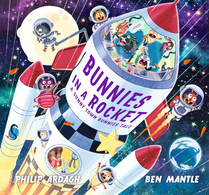 Book cover for Bunnies in a Rocket