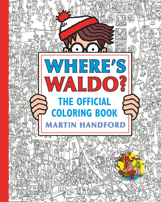 Book cover for Where's Waldo? the Official Coloring Book