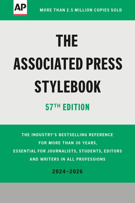 Book cover for Associated Press Stylebook: 2024-2026