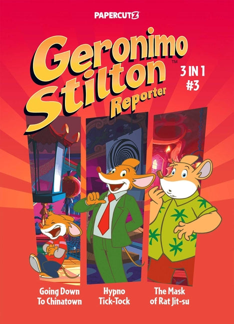 Book cover for Geronimo Stilton Reporter 3 in 1 Vol. 3