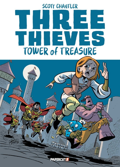 Book cover for Three Thieves Vol. 1: Tower of Treasure