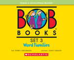 Book cover for Bob Books - Word Families Hardcover Bind-Up Phonics, Ages 4 and Up, Kindergarten, First Grade (Stage 3: Developing Reader)