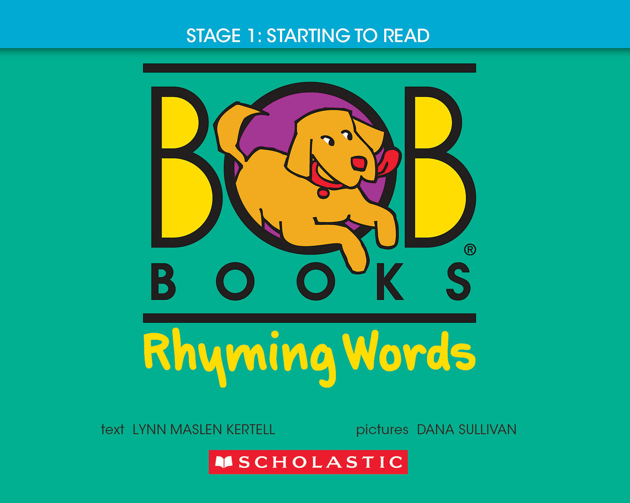 Book cover for Bob Books - Rhyming Words Hardcover Bind-Up Phonics, Ages 4 and Up, Kindergarten (Stage 1: Starting to Read)