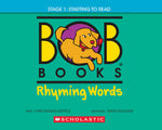 Book cover for Bob Books - Rhyming Words Hardcover Bind-Up Phonics, Ages 4 and Up, Kindergarten (Stage 1: Starting to Read)