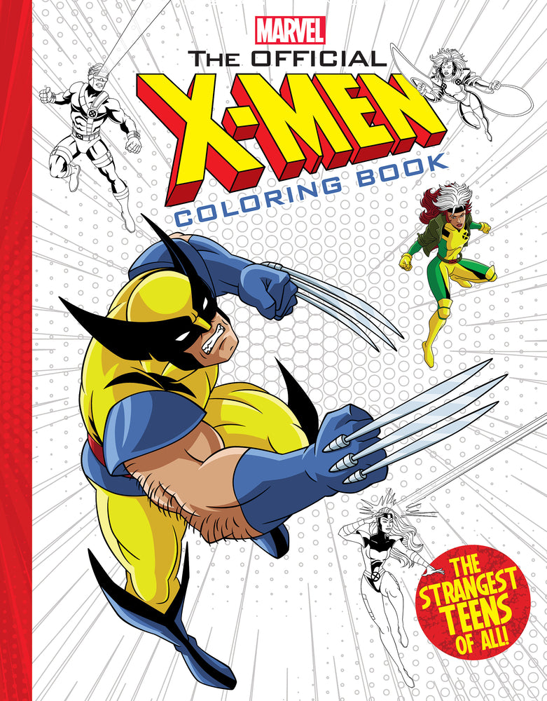 Book cover for The Official X-Men Coloring Book