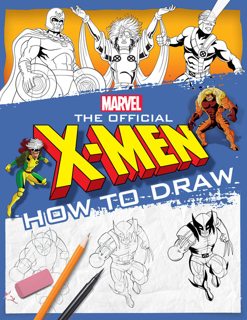 Book cover for Official X-Men How to Draw