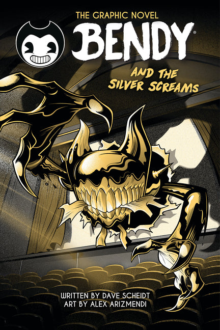 Book cover for Bendy and the Silver Screams (Bendy Original Graphic Novel)