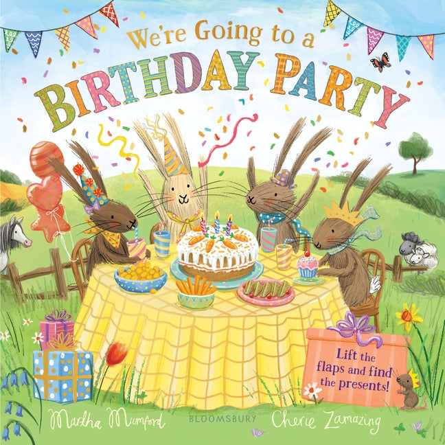 Book cover for We're Going to a Birthday Party: A Lift-The-Flap Adventure