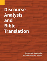 Book cover for Discourse Analysis and Bible Translation