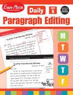Book cover for Daily Paragraph Editing, Grade 6 Teacher Edition (Teacher)