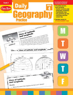 Book cover for Daily Geography Practice Grade 4: EMC 3713