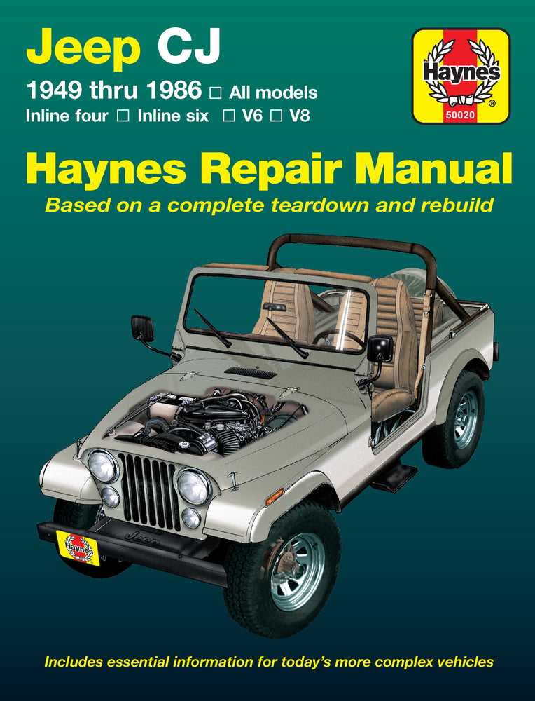 Book cover for Jeep Cj, Scrambler, Renegade, Laredo & Golden Eagle 1949-86