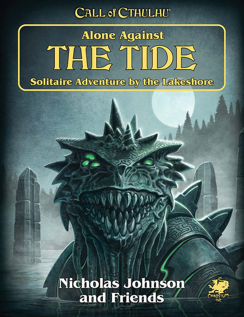 Book cover for Alone Against the Tide: Solitaire Adventure by the Lakeshore