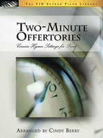 Book cover for Two-Minute Offertories: Concise Hymn Settings for Piano