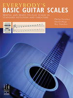 Book cover for Everybody's Basic Guitar Scales