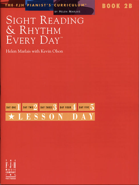 Book cover for Sight Reading & Rhythm Every Day(r), Book 2b