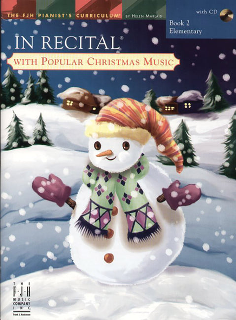 Book cover for In Recital(r) with Popular Christmas Music, Book 2