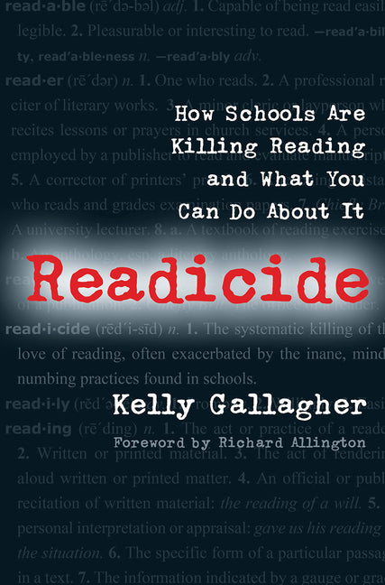 Book cover for Readicide: How Schools Are Killing Reading and What You Can Do About It