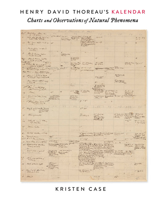 Book cover for Henry David Thoreau's Kalendar: Charts and Observations of Natural Phenomena