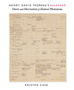 Book cover for Henry David Thoreau's Kalendar: Charts and Observations of Natural Phenomena