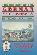 Book cover for History of German Settlements in Texas Prior to the Civil War
