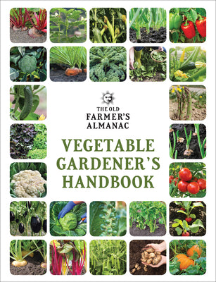 Book cover for The Old Farmer's Almanac Vegetable Gardener's Handbook