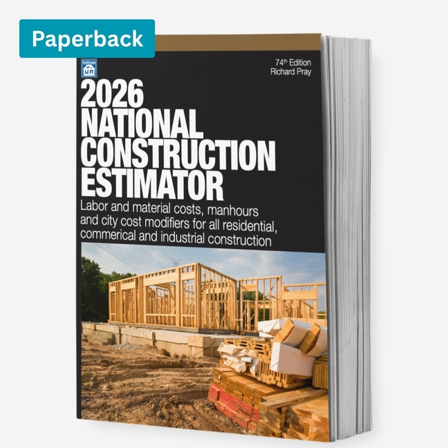 Book cover for 2026 National Construction Estimator