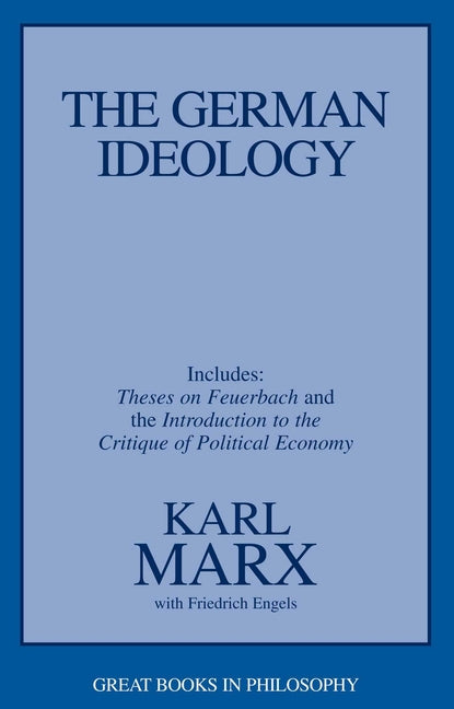 Book cover for German Ideology: Including Thesis on Feuerbach