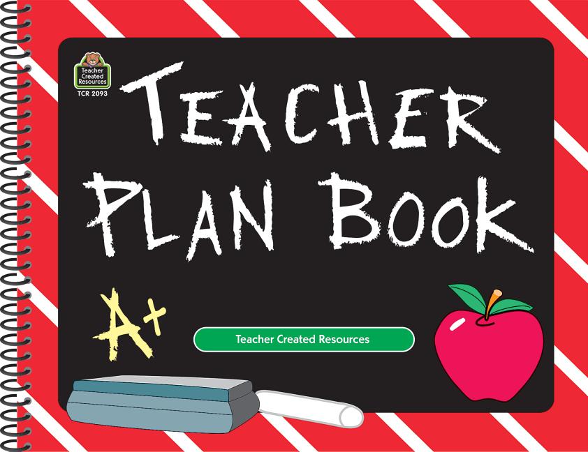 Book cover for Chalkboard Teacher Plan Book