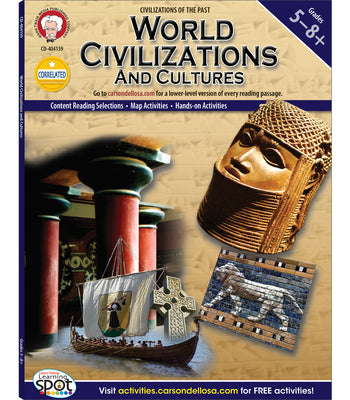 Book cover for World Civilizations and Cultures, Grades 5 - 8