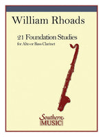 Book cover for 21 Foundation Studies: Alto or Bass Clarinet