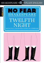 Book cover for Twelfth Night (No Fear Shakespeare): Volume 8