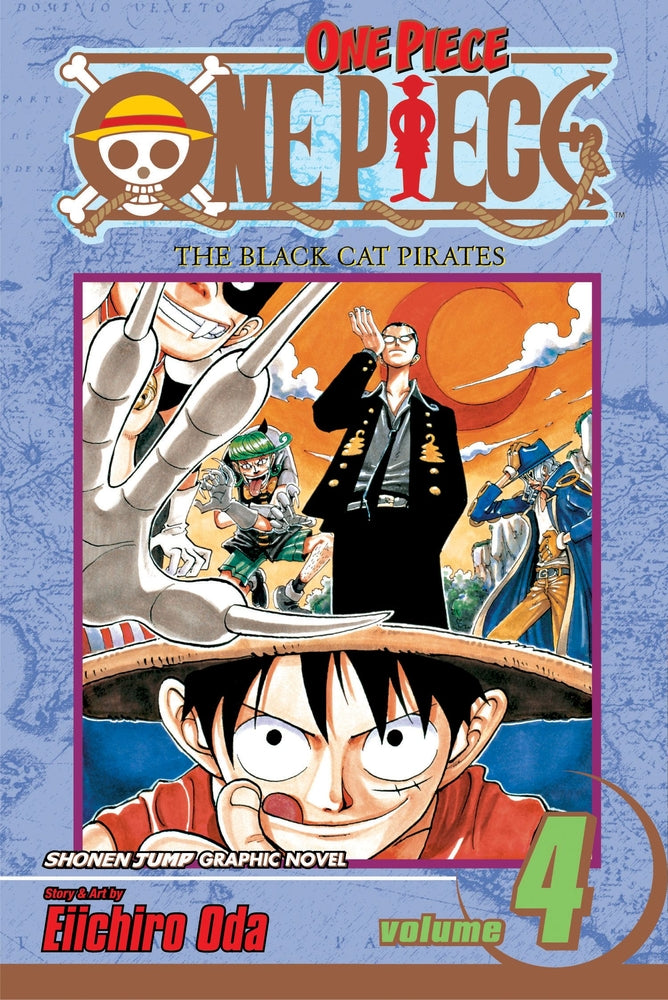Book cover for One Piece, Vol. 4
