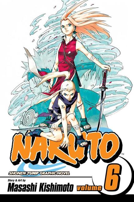 Book cover for Naruto, Volume 6