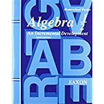 Book cover for Saxon Algebra 1/2 Answer Key & Tests Third Edition