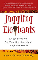 Book cover for Juggling Elephants: An Easier Way to Get Your Big, Most Important Things Done--Now!