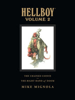 Book cover for Hellboy Library Volume 2: The Chained Coffin and the Right Hand of Doom