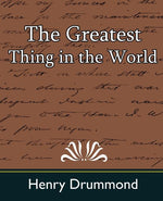 Book cover for The Greatest Thing in the World