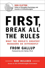 Book cover for First, Break All the Rules: What the World's Greatest Managers Do Differently