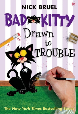 Book cover for Bad Kitty Drawn to Trouble (Classic Black-And-White Edition)