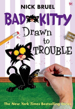 Book cover for Bad Kitty Drawn to Trouble (Classic Black-And-White Edition)