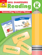 Book cover for Skill Sharpeners: Reading, Grade Kindergarten Workbook
