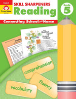 Book cover for Skill Sharpeners: Reading, Grade 5 Workbook