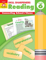 Book cover for Skill Sharpeners: Reading, Grade 6 Workbook