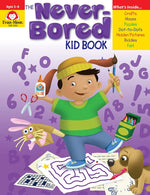 Book cover for The Never-Bored Kid Book, Age 5 - 6 Workbook