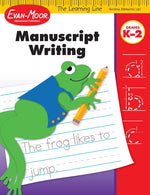 Book cover for Learning Line: Manuscript Writing, Kindergarten - Grade 2 Workbook