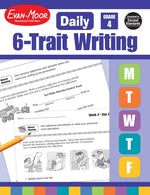 Book cover for Daily 6-Trait Writing, Grade 4 Teacher Edition (Teacher)