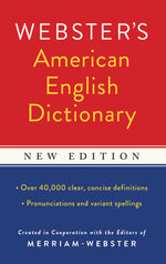 Book cover for Webster's American English Dictionary, New Edition