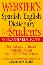 Book cover for Webster's Spanish-English Dictionary for Students, Second Edition